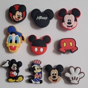 10 pcs. Mickey mouse shoe charms for Crocs